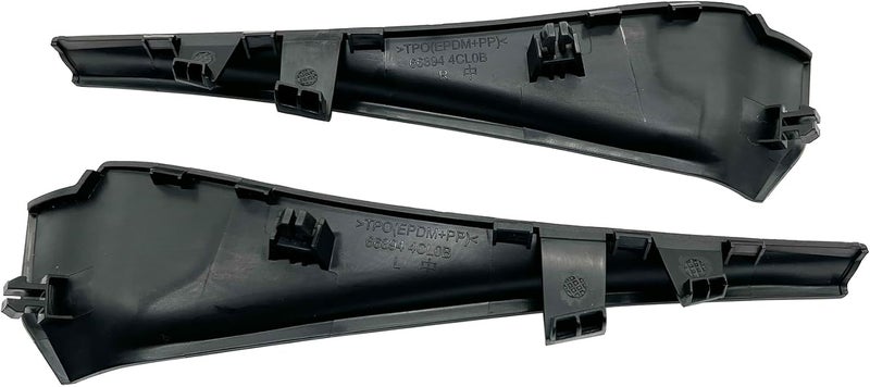 LFONEIBGG for Nissan Rogue 2014-2020 Front Windshield Wiper Side Cowl Extension Trim Fender Cover 66895-4CL0A 66895-4BA1A 66894-4CL0A 66894-4BA1A Front LH and RH OEM New Pair - Image 3